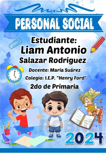 Personal Social Azul Caratula